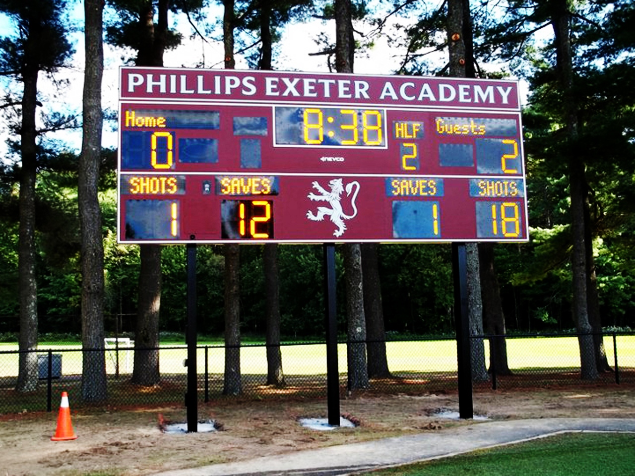 Phillips Exeter scoreboard