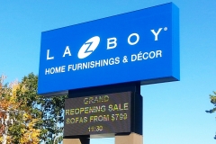 LaZboy pylon sign