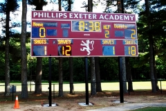 Phillips Exeter scoreboard