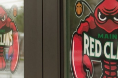 Red Claws window decals