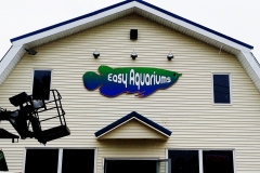 Easy Aquariums wall sign