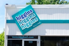 Higgins wall sign