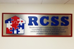 RCSS wall sign