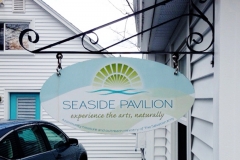 Seaside Pavilion hanging sign