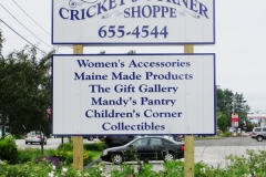Cricket's Corner sign