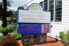 Seaside Pavilion monument sign
